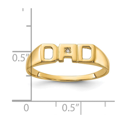 14K Yellow Gold Vs Diamond Men'S Ring