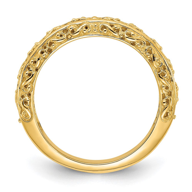 14K Yellow Gold Anniversary Band