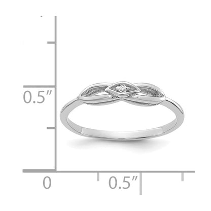 14k White Gold VS Diamond ring