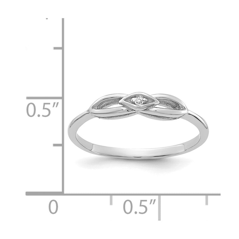 14k White Gold VS Diamond ring
