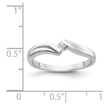 14k White Gold VS Real Diamond ring