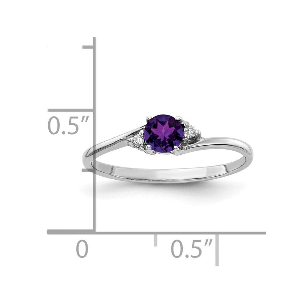 14k White Gold Real Diamond & Gemstone Ring Mtg