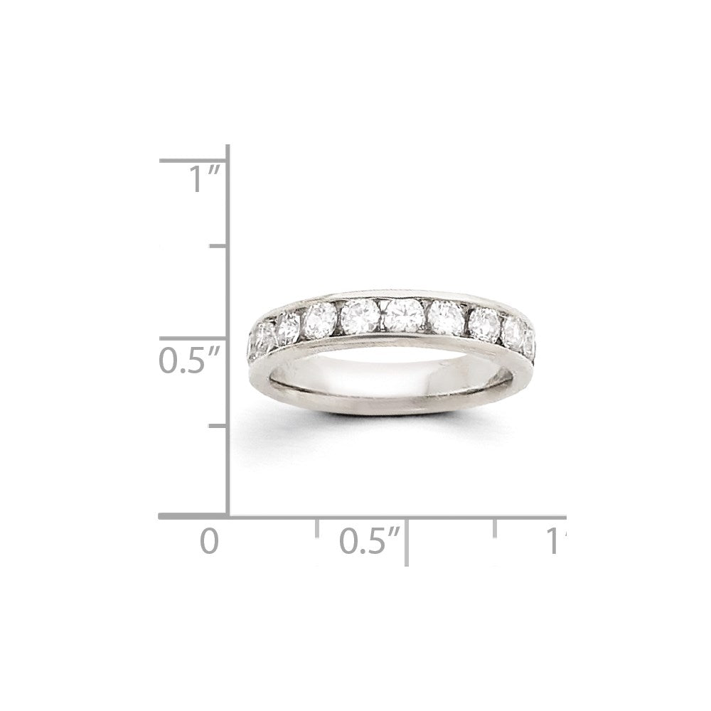 14K White Gold A Diamond Ring