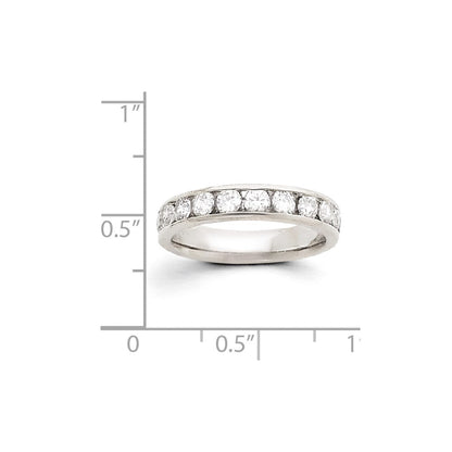 14K White Gold A Diamond Ring