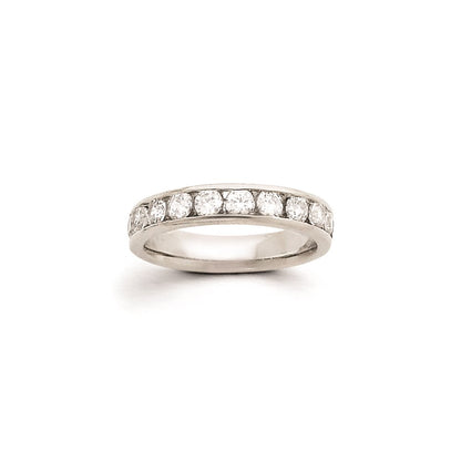 14K White Gold A Diamond Ring