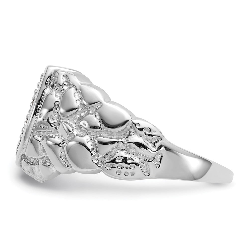 14K White Gold Aa Dia Ring