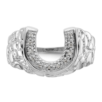 14K White Gold Aa Dia Ring