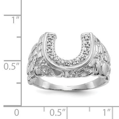 14K White Gold Aa Dia Ring
