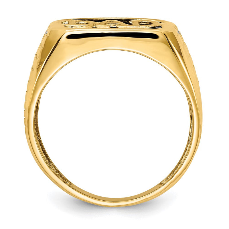 14k Yellow Gold VS Dia Ring