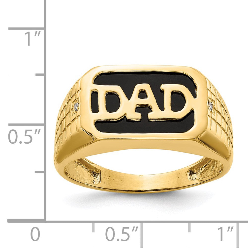 14k Yellow Gold AAA Diamond Ring