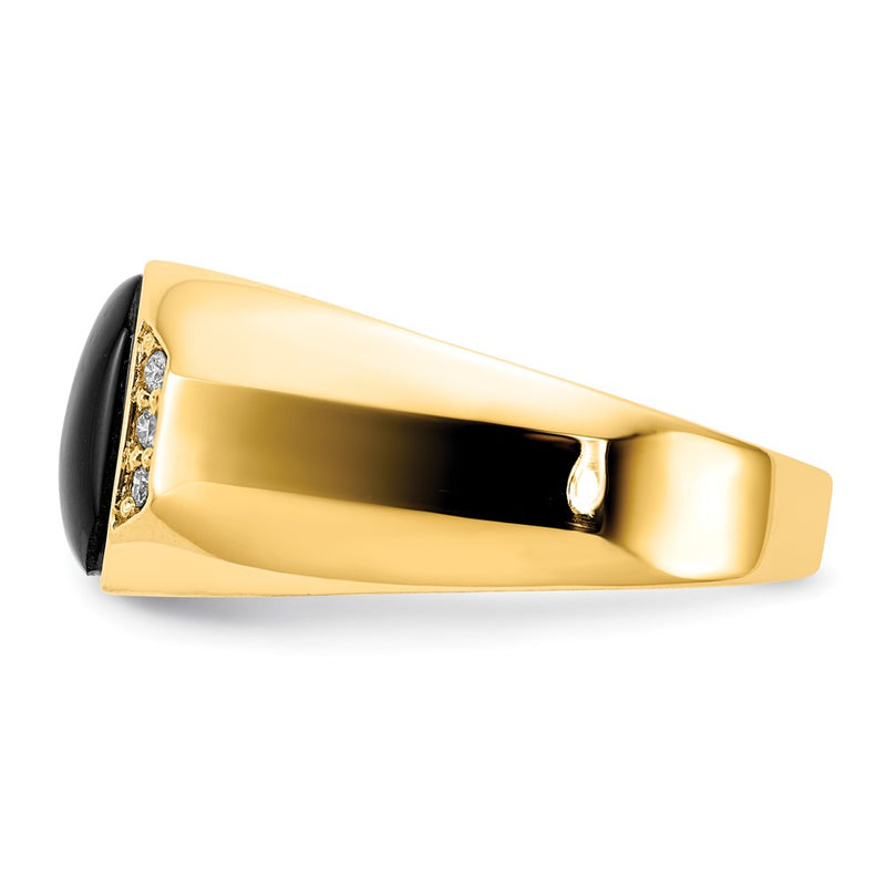 14k Yellow Gold AA Diamond Ring
