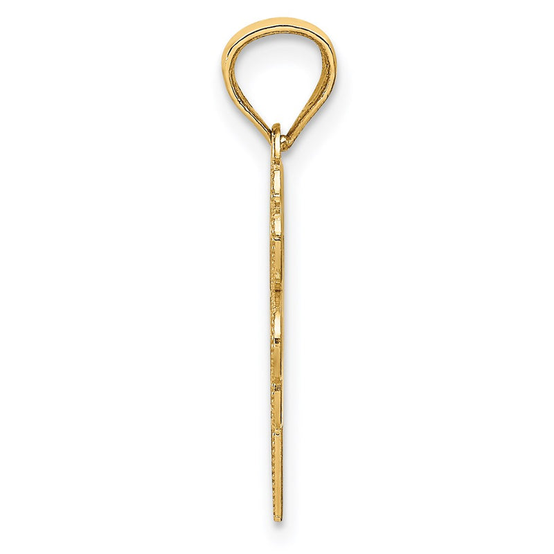 14k Yellow Gold 14k Four Leaf Clover Pendant