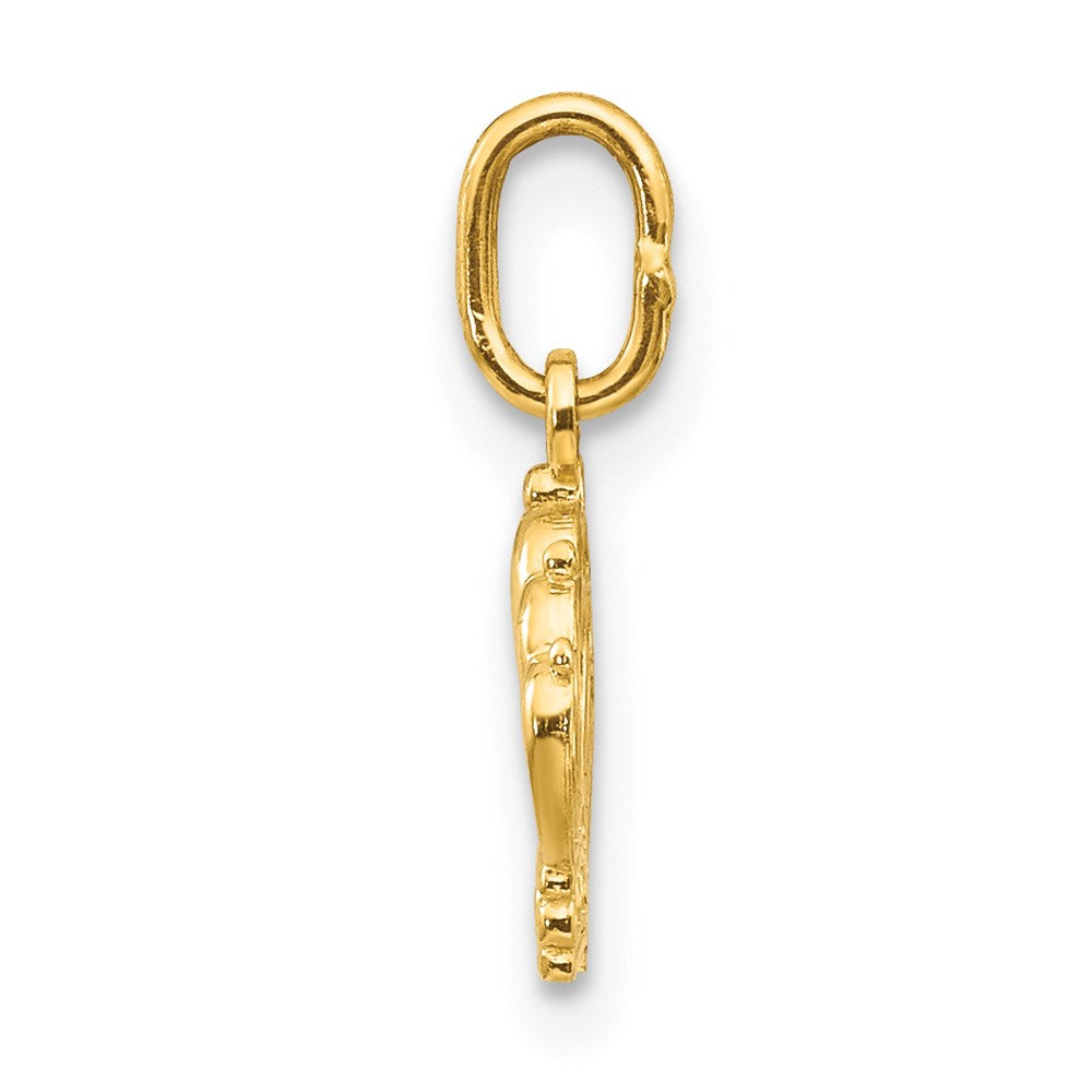 14k Yellow Gold 14k Crown Charm