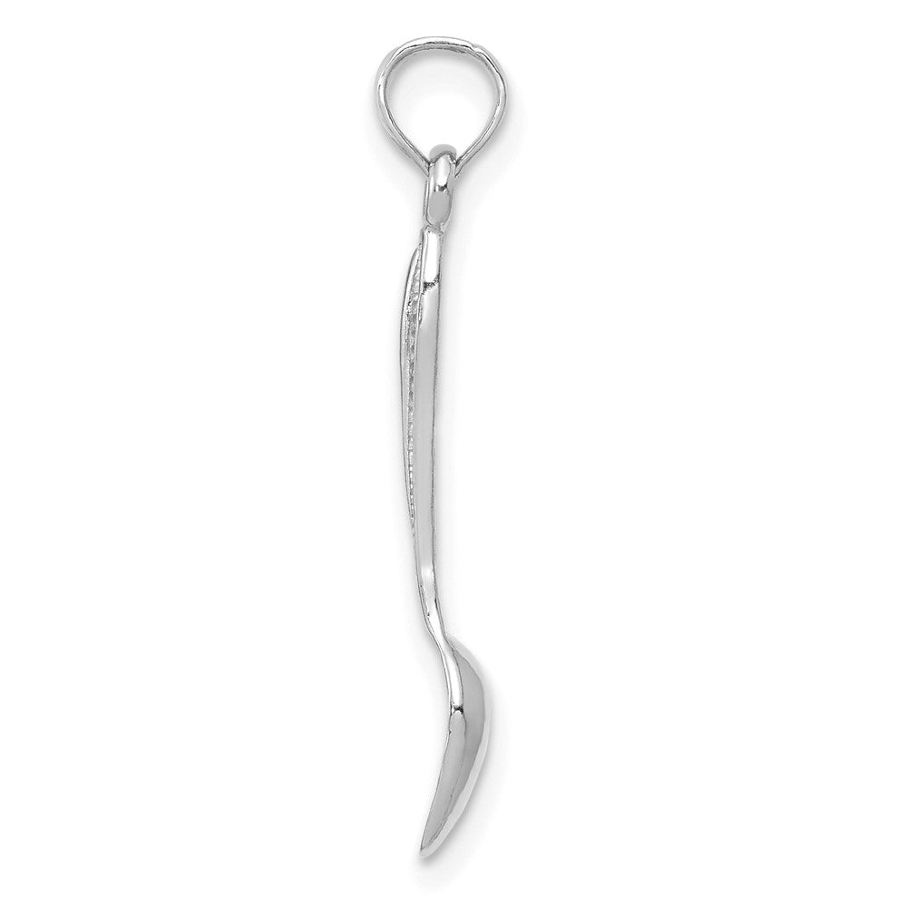 14k White Gold 14K White Gold 3-D Table Spoon Pendant