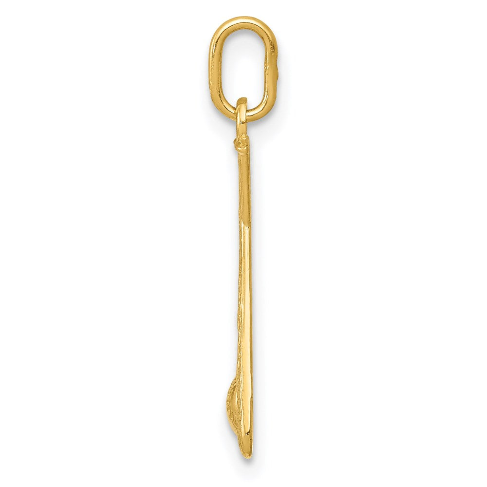 14k Yellow Gold 14K Baseball Bats and Ball Pendant