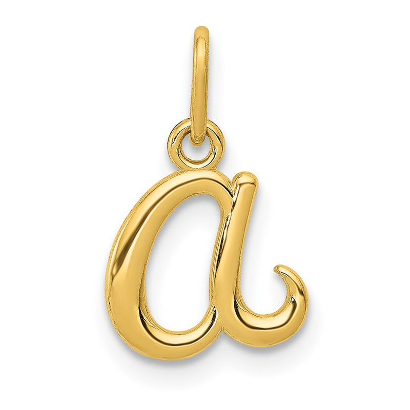 14k Yellow Gold 14k Yellow Gold Letter A Initial Charm