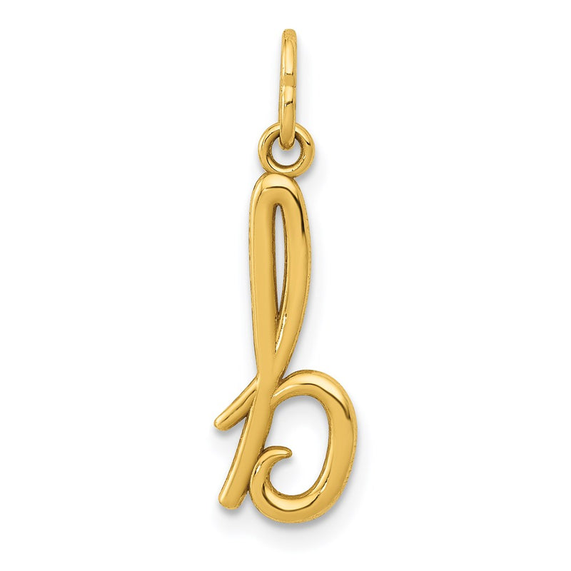 14k Yellow Gold 14k Yellow Gold Letter B Initial Charm