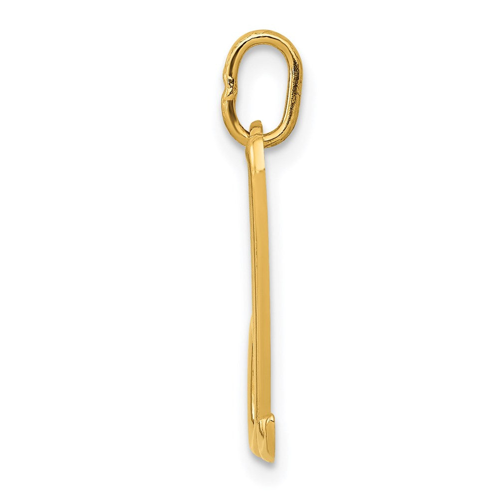 14k Yellow Gold 14k Yellow Gold Letter D Initial Charm