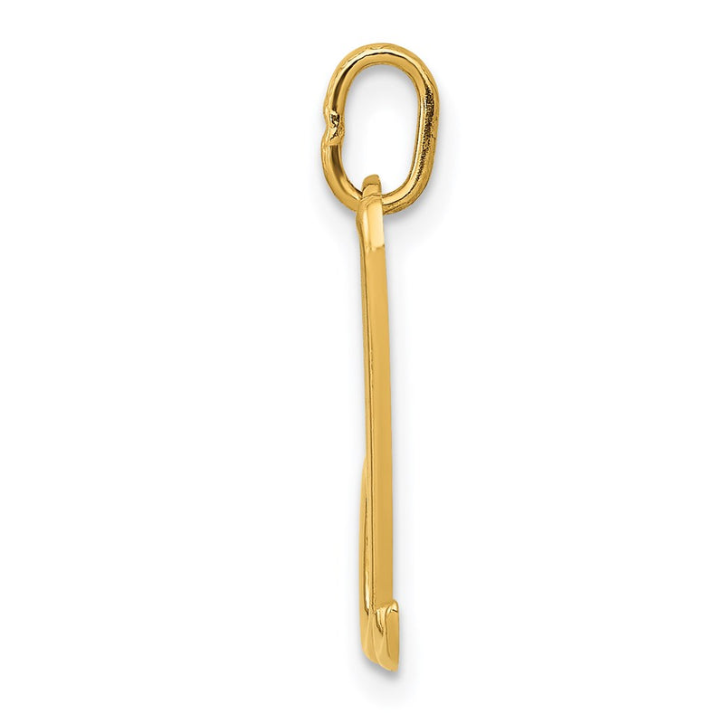 14k Yellow Gold 14k Yellow Gold Letter D Initial Charm