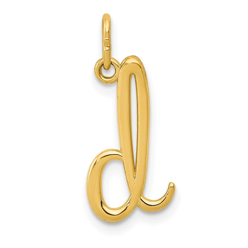 14k Yellow Gold 14k Yellow Gold Letter D Initial Charm