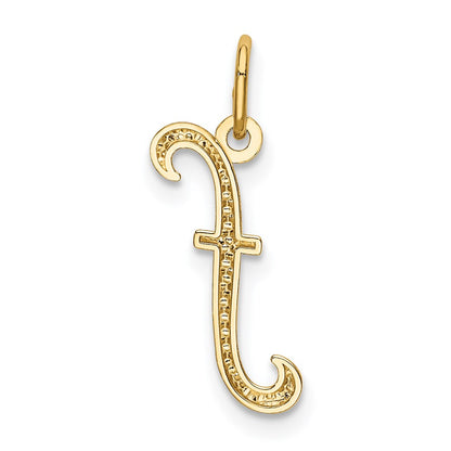 14k Yellow Gold 14k Yellow Gold Letter F Initial Charm
