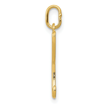 14k Yellow Gold 14k Yellow Gold Letter L Initial Charm