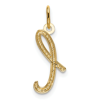 14k Yellow Gold 14k Yellow Gold Letter L Initial Charm