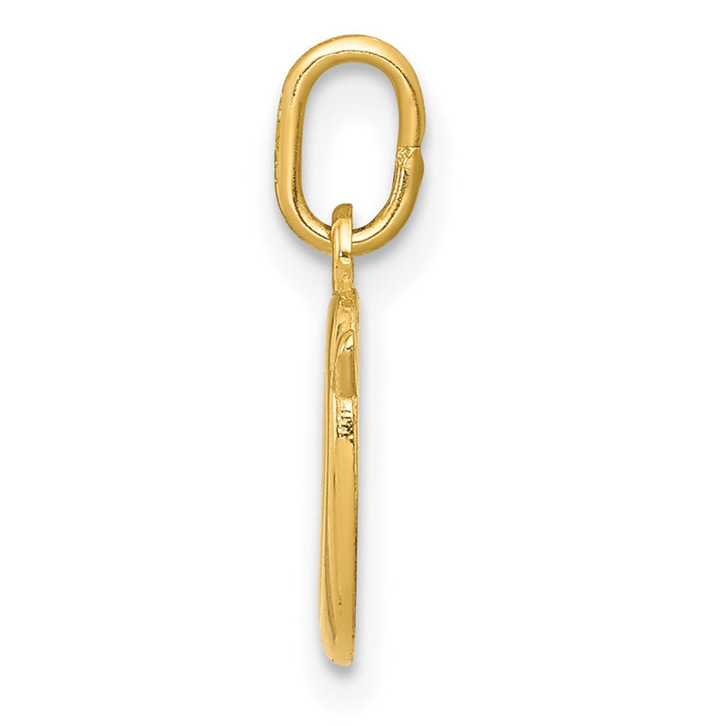14k Yellow Gold 14k Yellow Gold Letter O Initial Charm