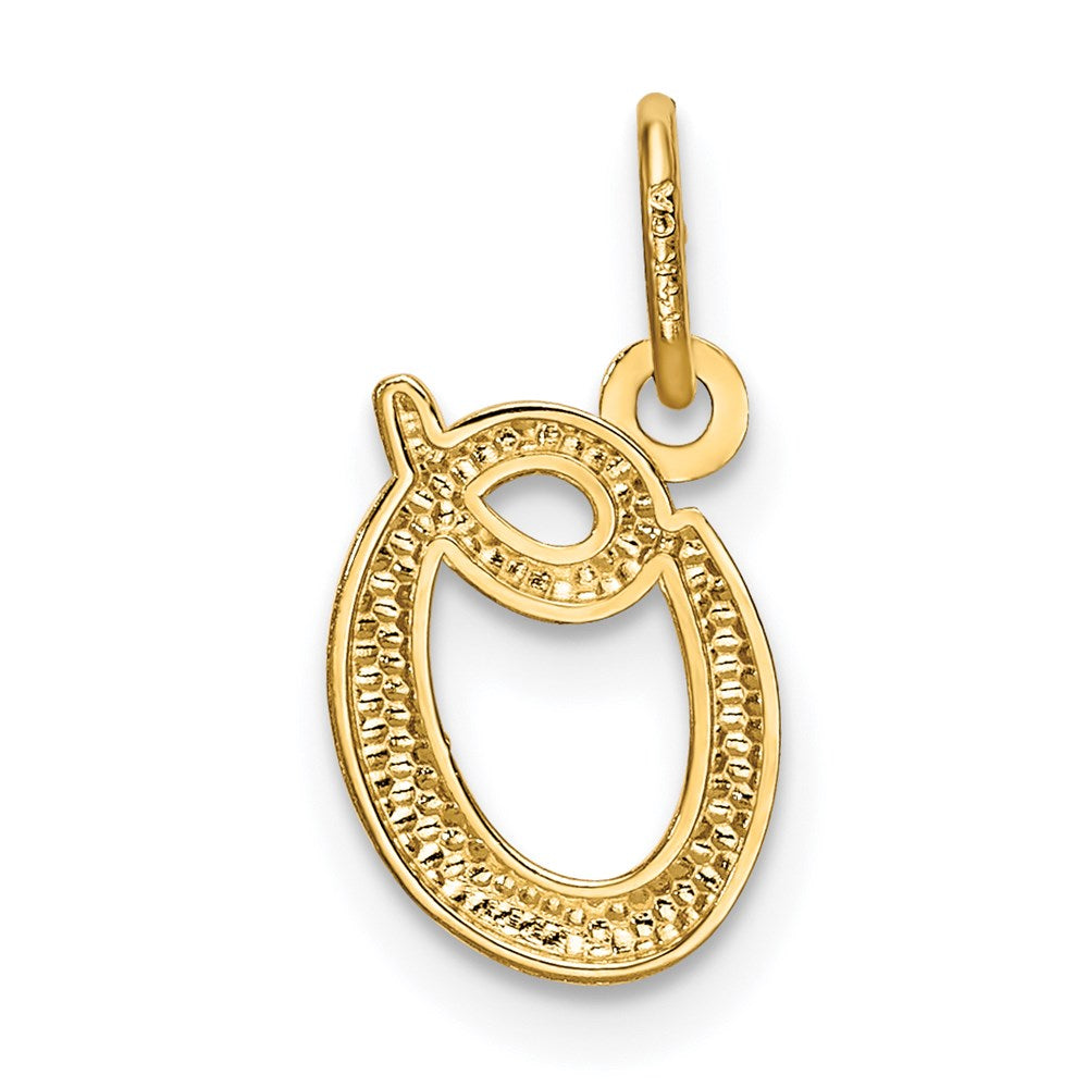 14k Yellow Gold 14k Yellow Gold Letter O Initial Charm