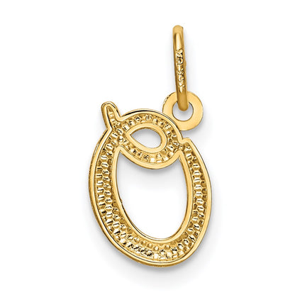 14k Yellow Gold 14k Yellow Gold Letter O Initial Charm