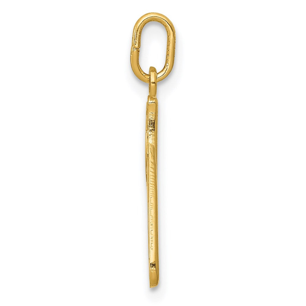14k Yellow Gold 14k Yellow Gold Letter P  Initial Charm