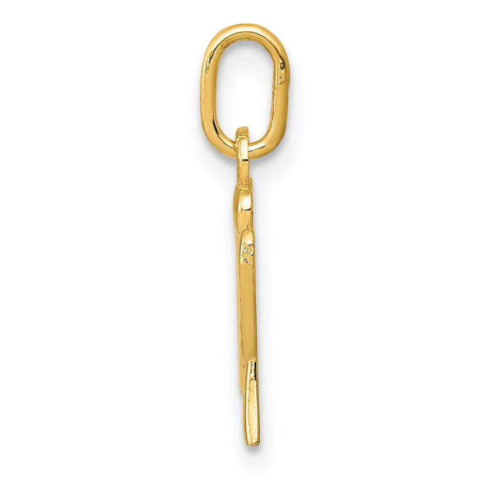 14k Yellow Gold 14k Yellow Gold Letter U Initial Charm