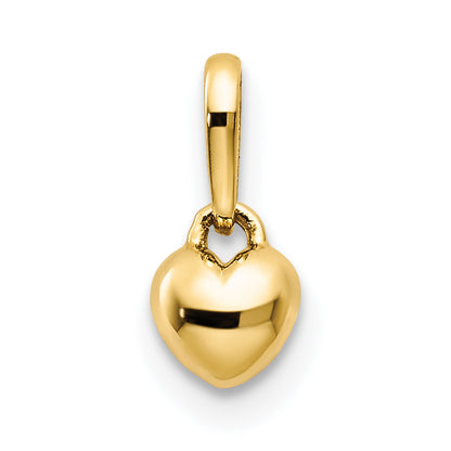 14k Yellow Gold 14k Children's Heart Pendant