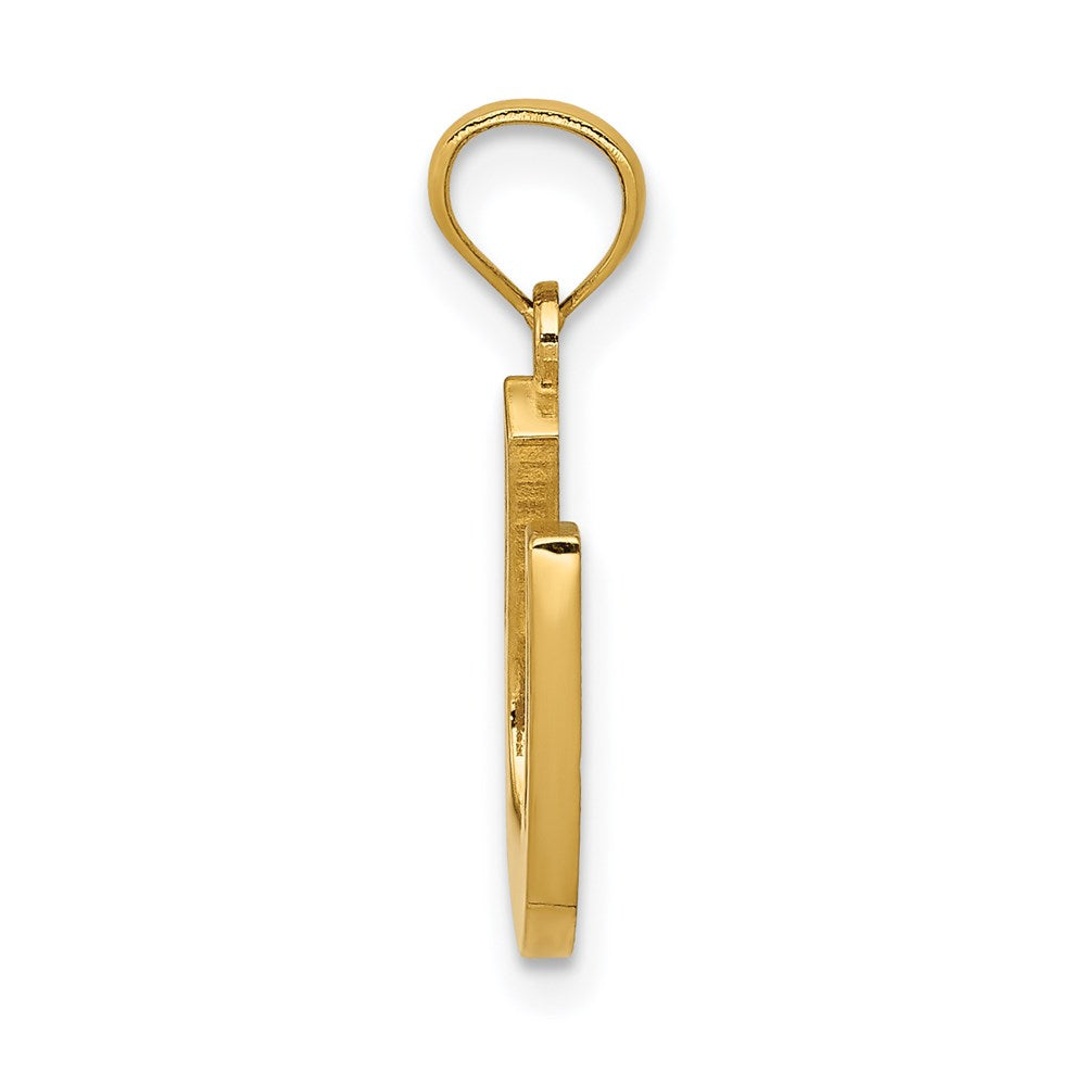 14k Yellow Gold 14k Gold Polished Horseshoe Pendant