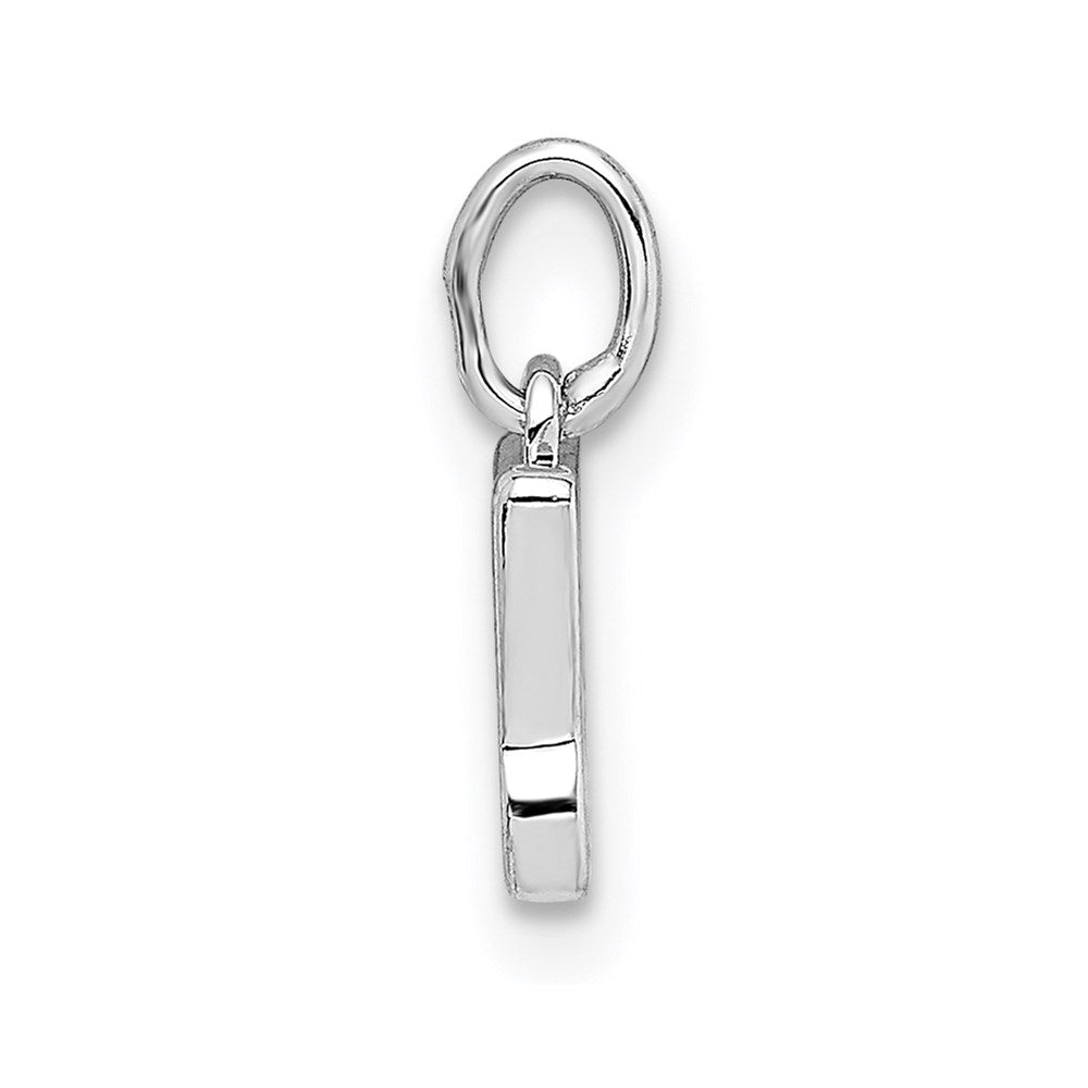 14K White Gold Cut Out Butterfly Pendant