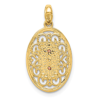 14k Two-tone 14K Two-tone Our Lady of Guadalupe Pendant