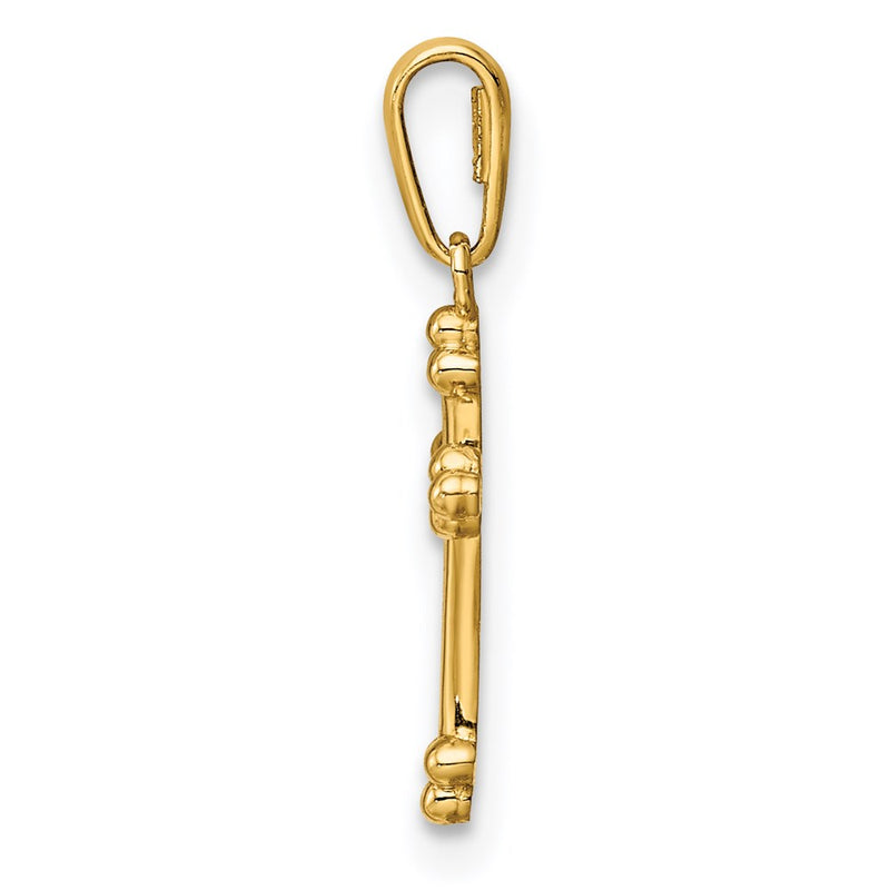 14k Yellow Gold 14K Cross Pendant