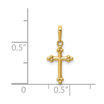 14k Yellow Gold 14K Cross Pendant