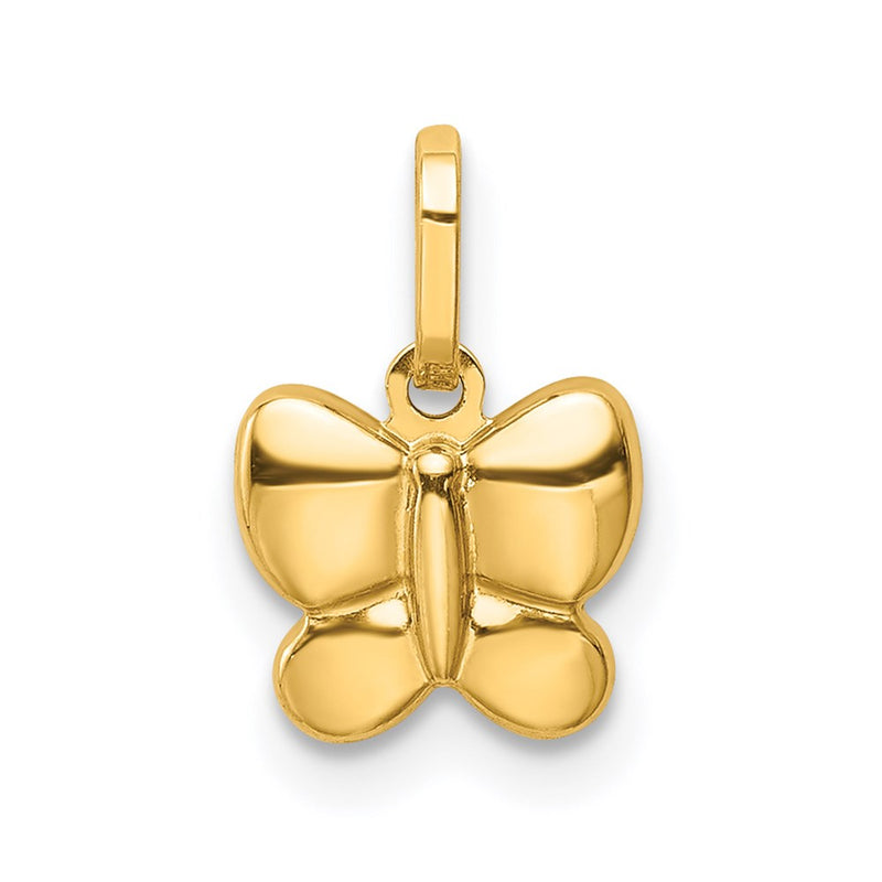 14k Yellow Gold 14k Polished Butterfly Charm