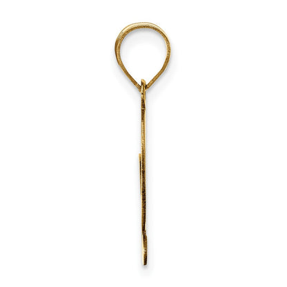 14k Yellow Gold 14k Polished Script Letter G Initial Pendant