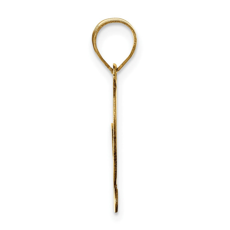 14k Yellow Gold 14k Polished Script Letter G Initial Pendant