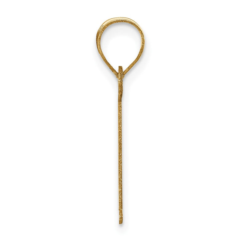 14k Yellow Gold 14k Polished Letter I Initial Pendant
