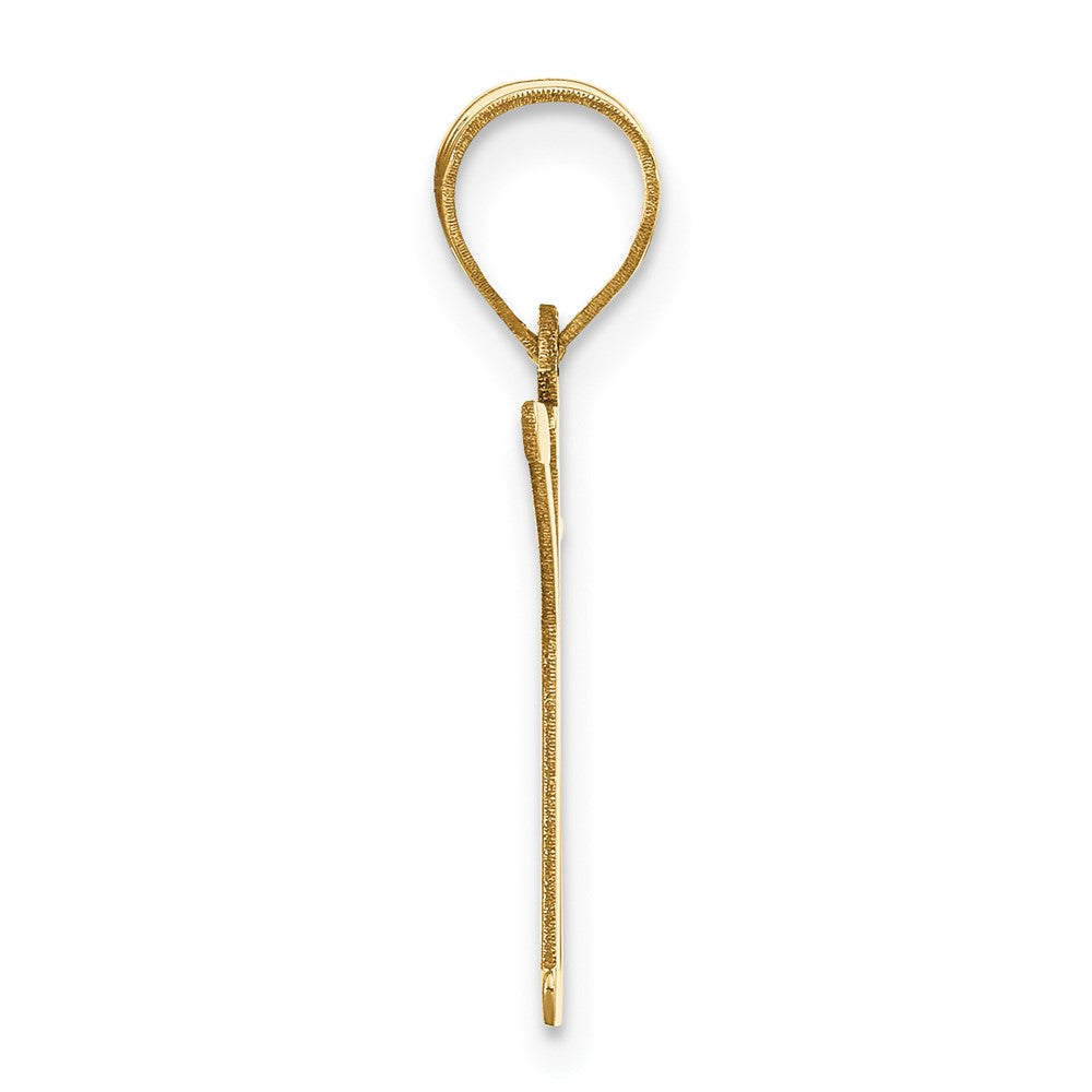 14k Yellow Gold 14k Polished Letter K Initial Pendant