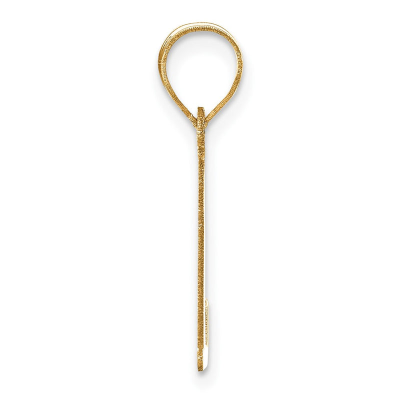 14k Yellow Gold 14k Polished Letter L Initial Pendant