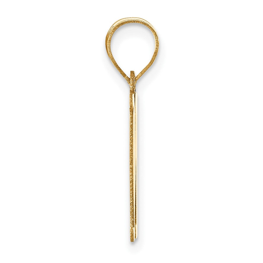 14k Yellow Gold 14k Polished Letter M Initial Pendant