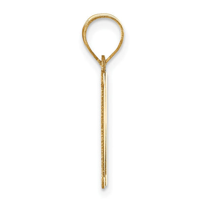 14k Yellow Gold 14k Polished Letter M Initial Pendant