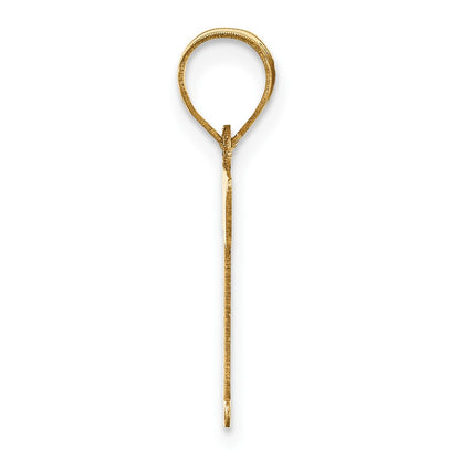 14k Yellow Gold 14k Polished Letter T Initial Pendant