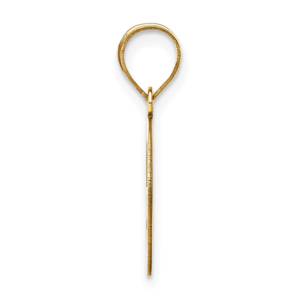14k Yellow Gold 14k Polished Bubble Letter G Initial Pendant