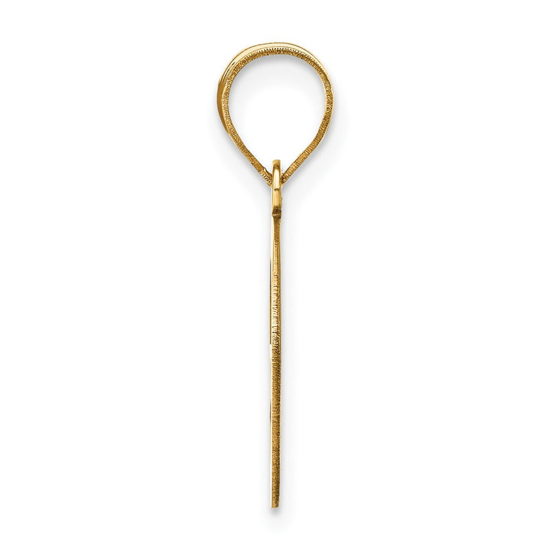 14k Yellow Gold 14k Polished Bubble Letter G Initial Pendant