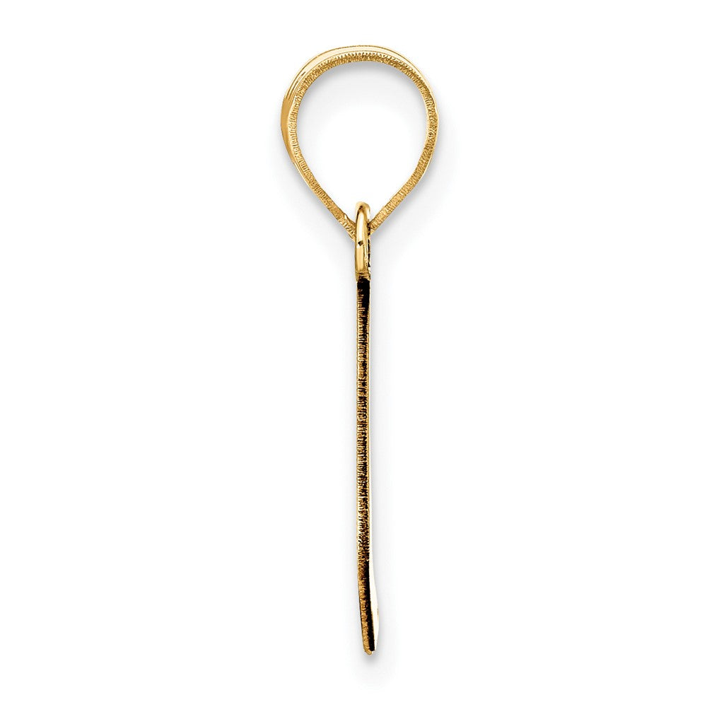 14k Yellow Gold 14k Polished Bubble Letter L Initial Pendant